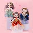 thumbnail image 2 of BESTSKY Oriental Decorative Doll Set,Child Gift Option Antique Dolls,Cuteness and Culture Combined Oriental Decorative Doll,Yellow, 2 of 4