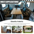 thumbnail image 3 of FOR U DESIGNS Bear Mountian Geometric Pattern 2 Pcs RV Dinette Cushion Covers Stretch Sofa Furniture Protector Breathable Loveseat Sofa Chair Cover Sofa Slipover for Travel Trailer Couch, 3 of 7