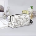 thumbnail image 6 of Uemuo Hand Drawn Rabbit Pattern Portable Toiletry Bags with Handle, Waterproof travel Make up Bags for Women, Large Capacity Travel Cosmetic Bags, 6 of 9