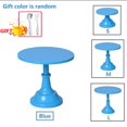 thumbnail image 1 of Cake Stand Home Party Dessert Table Display Rack Dessert Cake Tray Cold Meal Tea Break Table Afternoon Tea Center Rack Metal dangaotai-lanse (M) 10 INCH-1PCS, 1 of 6