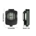 thumbnail image 3 of Multifunctional Military Sighting Navigation Compass with Inclinometer | Impact Resistant & Waterproof Compass for Hiking, Camping, 3 of 8