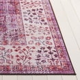 thumbnail image 6 of SAFAVIEH Tucson Aurbree Oriental Machine Washable Area Rug, Fuchsia/Rust, 4' x 6', 6 of 13