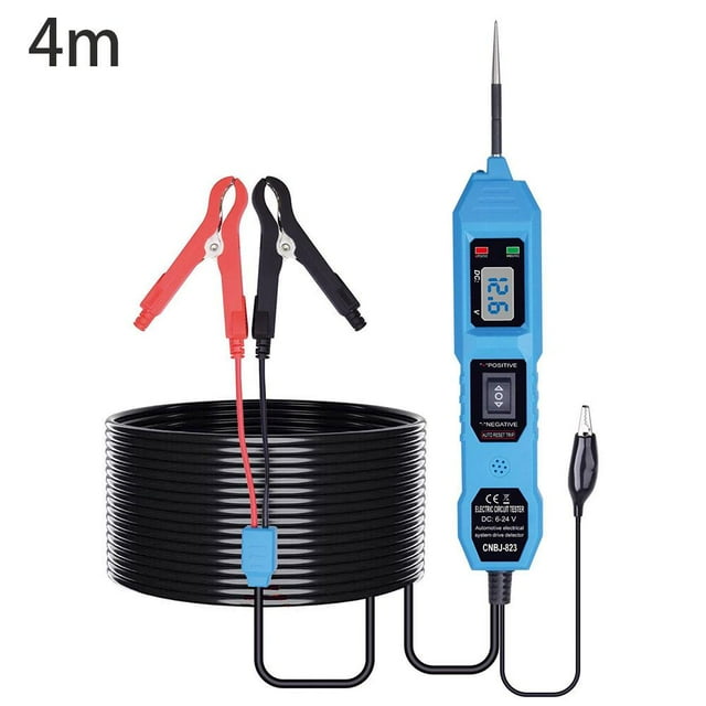 Automotive Circuit Fault Probe Tester, Digital Electric Voltage Power Test Pen, 3.5-36V DC, 8A Overload Protection, Built-in Front Light for Car Truck Motorcycle Diagnostics