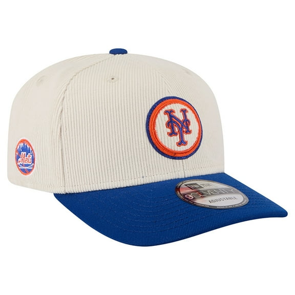 Men's New Era  Cream New York Mets Loyal 9SEVENTY Adjustable Hat