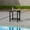 black, variant on Outdoor Side Table,Weather Resistant Small Adirondack Side Table,Outdoor Indoor HDPE End Table for Adirondack Chair,Patio Table for Pool,Deck and Porch