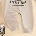 thumbnail image 5 of Newborn Baby Boy Fall Outfit Romper Jumpsuit Warm Infant Clothes Letter Embroidery Bodysuit Cotton Winter Clothes 0-18 Months Kaprioy Baby Boy Clothes, 5 of 5