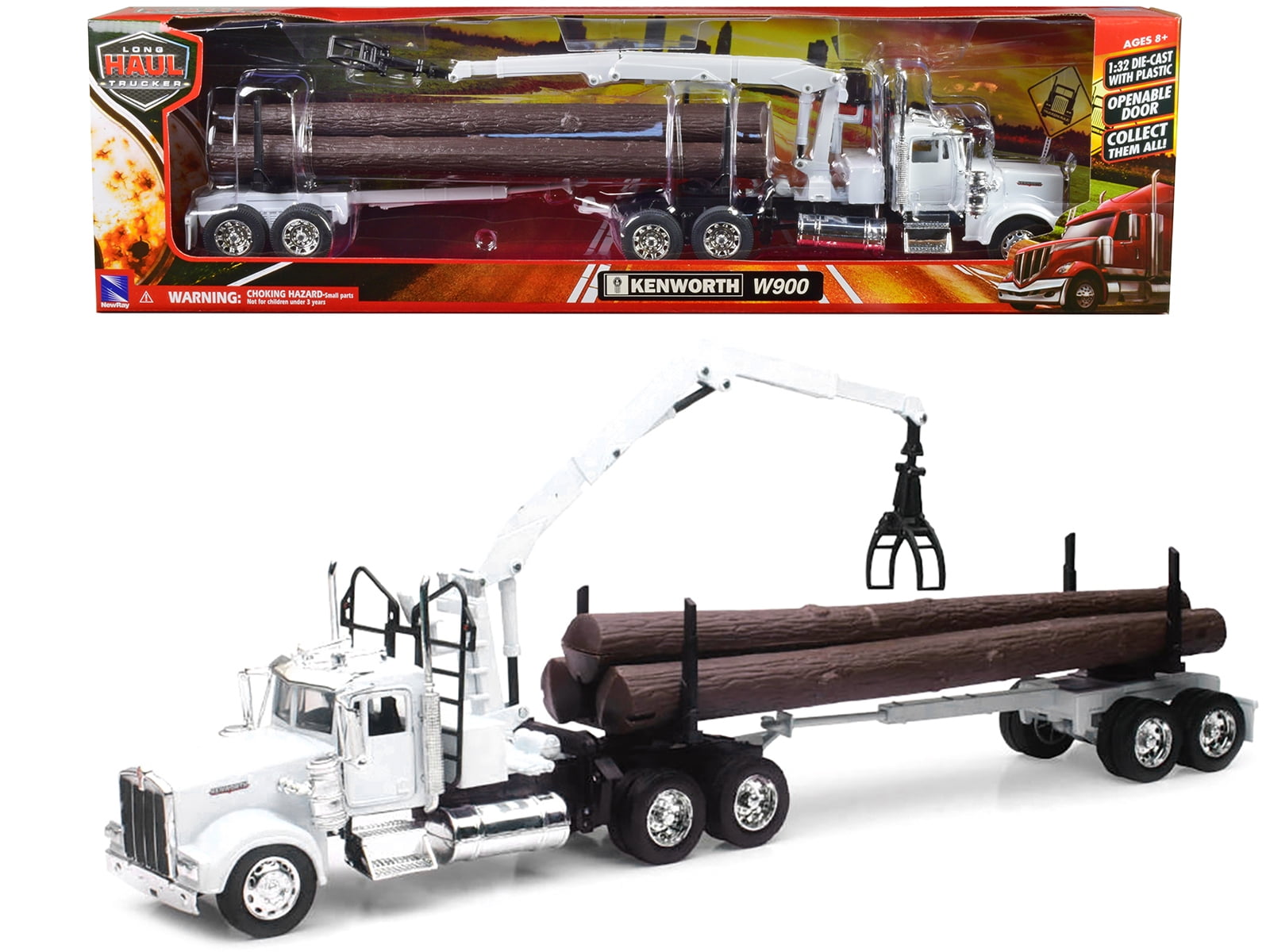 KENWORTH  W900  ミニカー　Long Hauler Amazon | □ NewRayニューレイ 1/43 KENWORTH W900 Long Hauler