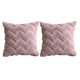 thumbnail image 1 of Funda de almohada de felpa Ins nórdica de doble cara para el hogar, funda de almohada para sofá, funda de cojín para oficina, color rosa, 1 of 5