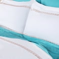 thumbnail image 5 of Superior Egyptian Cotton Embroidered Duvet Cover Set, King/ Cal King, Tan, 5 of 7
