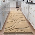 thumbnail image 6 of Bathroom Rugs Runner 24 x 60 Inch, Extra Long Bathroom Rug Non-Slip Machine Washable Bath Mats, Beige Soft Carpets for Floor, Tub and Shower, Home Decor Accessories, 6 of 13