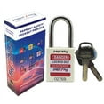 thumbnail image 5 of Lockout Padlock White  Short Shackle PS-LOTO-PPR-38 - Pack of 10, 5 of 5