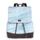 thumbnail image 1 of Fotbe Light Blue Marble Mochila Bolso con Estampado para Mujer, Mochila Antirrobo de Nylon Impermeable, Bolsa Ligera de Hombro, 1 of 4