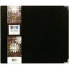 We R Linen Postbound Album 12''X12'', Onyx