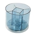 thumbnail image 3 of Soporte de Almacenamiento para Brochas de Maquillaje, Caja de Almacenamiento, Contenedor, Organizador de Alféizar, Delineador de Ojos, Tocador, Acceso Azul, 3 of 9