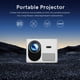 thumbnail image 4 of Mini proyector portátil para el hogar, proyector pequeño para teléfono, proyector de vídeo 1080 de alta definición con enchufe estadounidense, 4 of 7