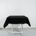 thumbnail image 7 of BalsaCircle 54" x 54" Black Cotton Square Tablecloth Reception Catering Dining Table Linens, 7 of 7
