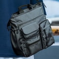 thumbnail image 1 of Maletín para hombre, bolso cruzado, ligero, portátil, ajustable, bolso de hombro, bolso de negocios para papá, , desplazamientos al trabajo , gris, 1 of 8