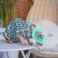 thumbnail image 6 of UOSIA Sphynx Cat Shirt Sun Hat Set Cute Soft Stretchy Summer Hairless Cat Vest Clothes, 6 of 6