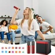 Up to 65% off! Cameland Bluetooth Speakers Karaoke Machine With Wireless Bluetooth Microphone Bluetooth Speaker Dual Microphone Speaker Microphone All-in-one Machine Supports TF | USB | AUX-in