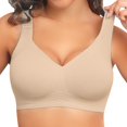 thumbnail image 1 of Bra PoseFree Anthropologie Minimizer Nursing Wireless 3XL Nude, 1 of 7