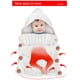 thumbnail image 3 of Saco de dormir de punto para bebé, manta envolvente para cochecito, saco de bebé con forro polar en el interior, saco cálido, saco de punto para bebés recién nacidos Xemadio LN-2019-1, 3 of 5