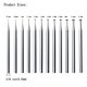 thumbnail image 2 of 12 Pcs 90o Hart Burr - 3/32Inch Shank 90 Degree Heart Burs Jewelry Engarving Bits Lapidary Burr Set, 2 of 5