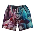 thumbnail image 5 of Harley Quinn Mens Swim Trunks Quick Dry Board Shorts With Mesh Lining, Beach Shorts Swimwear Bathing Suits, 5 of 7