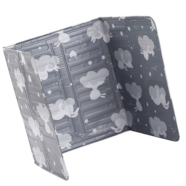 Pantalla de salpicaduras de aceite con estampado de dibujos animados, placa de estufa de aceite plegable, deflector de protección para freír de Suministros de limpieza para el hogar Gris blanco Bewildely HA006316-05