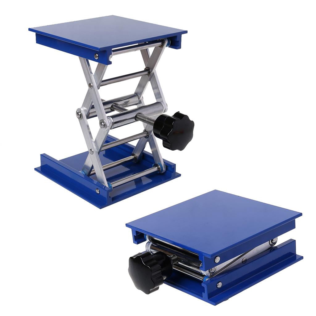 4"" Aluminum Router Lift Table Woodworking Engraving Lab Lifting Stand Rack
