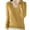 Yellow#long sleeve merino wool sweater women, variant on lcziwo Womens Merino Wool Sweaters Long Sleeve Warm V Neck Solid Color Knitted Sweater Fall Winter Soft Causal Undershirts Red,M
