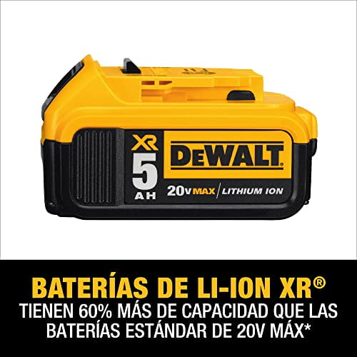 DEWALT 20V MAX Battery and Charger Kit with Bag 5.0Ah DCB205CK Walmart