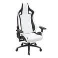 thumbnail image 3 of Gra Faux Leather Adjustable Gaming Chair, Black, 3 of 7