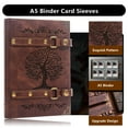 thumbnail image 5 of Trading Card Binder with 4-Pocket Sleeves –for MTG/YGO/PTCG/Game Cards, Holds 240 Cards,Premium Collector Card Album for Standard Cards, 5 of 5