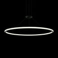 thumbnail image 3 of Sonneman 2234-50-30 Luna 50" Wide Led Ring Chandelier - Silver, 3 of 7