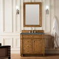 thumbnail image 3 of James Martin Vanities 157-V36-3Pbl Bristol 36" Single Basin Walnut Wood Vanity Set - White, 3 of 4