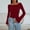 Wine, variant on Nxznwn Women's Long Sleeve Shirts Fall Slim Fitted Cropped Tops Casual Boat Neck Bell Sleeve Ribbed Ruched Y2K Blouse