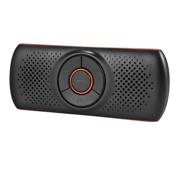 Bluetooth Car Speaker for Cell Phone HandsFree Bluetooth 5.0 Car Kits 3W Loud Speakerphone for GPS Music,Wireless in Car Handsfree Speaker with Visor Clip,Supports Voice Command,TF Card Playback