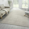 thumbnail image 7 of Harlow Hill Villa 4' x 6'6" Silver/Cream Abstract Performance Indoor Area Rug, 7 of 7