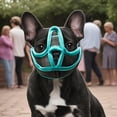 thumbnail image 2 of Adjustable Dog Muzzle Breathable Mesh, Soft Anti-Bite Chew Proof Mask for Barking Training & Grooming, 2 of 7