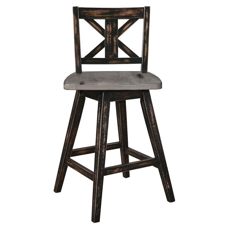 homelegance amsonia counter height swivel stool