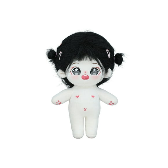Naked Doll Soft 20cm Rose Lace Sweet Elastic Dressing Shoes Puppet Colorful Lifesome Hair Band Accessories Girls Loose Latte Boo Boo Naked Doll