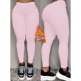thumbnail image 2 of Women's High Waisted Skinny Jeans Slightly Stretchy Ultra Soft Plush Lined Suitable for wearing in autumn and winter, 2 of 7