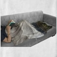 thumbnail image 6 of Kansas Soft Flannel Fleece Throw Blanket, Clouds and Snow Capped Mountains in Colorado Dramatic Sky Overcast Gloomy Weather, Cozy Plush for Indoor and Outdoor Use, 50" x 70", Multicolor, by Ambesonne, 6 of 6