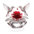 thumbnail image 3 of Decoración de mesa acrílica 2D 2D Valentín Día de regalos Mesa de aniversario de pájaros Rose Rose acrílico con base de soporte para sala de, 3 of 8