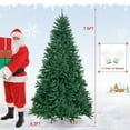 thumbnail image 4 of Costway 7.5FT Hinged Christmas Tree Unlit Artificial Xmas Decoration w/ 2254 Branch Tips, 4 of 10