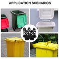 thumbnail image 4 of BRIGHTFUFU Hebillas de seguridad para cubo de basura al aire libre, cubiertas para cubos de basura, ejes de conexión, 5 uds., 4 of 8
