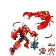 thumbnail image 3 of Devastator Constellation Star Fighter Build Brick Transformer Toy Build Block Metamorphic Robot Toys Warrior King Kong Model Build Kit Toy for Kids Lepin Christmas, 3 of 6