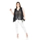 thumbnail image 4 of Blusa sin manga estilo chaleco Roman Fashion / Tallas Extras, 4053 (Negro) negro 40, 4 of 5