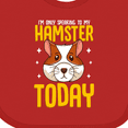 thumbnail image 4 of Inktastic Hamster Kids Pet Boys or Girls Baby Bib, 4 of 4