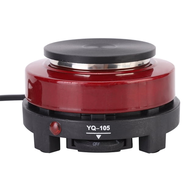 Mini Estufa Eléctrica Portátil Para El Hogar, Calentador De Placa Calefactora Eléctrica De 500W, Color Rojo